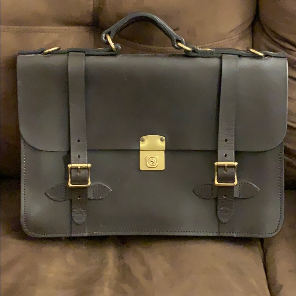Filson Bridle Leather Field Satchel